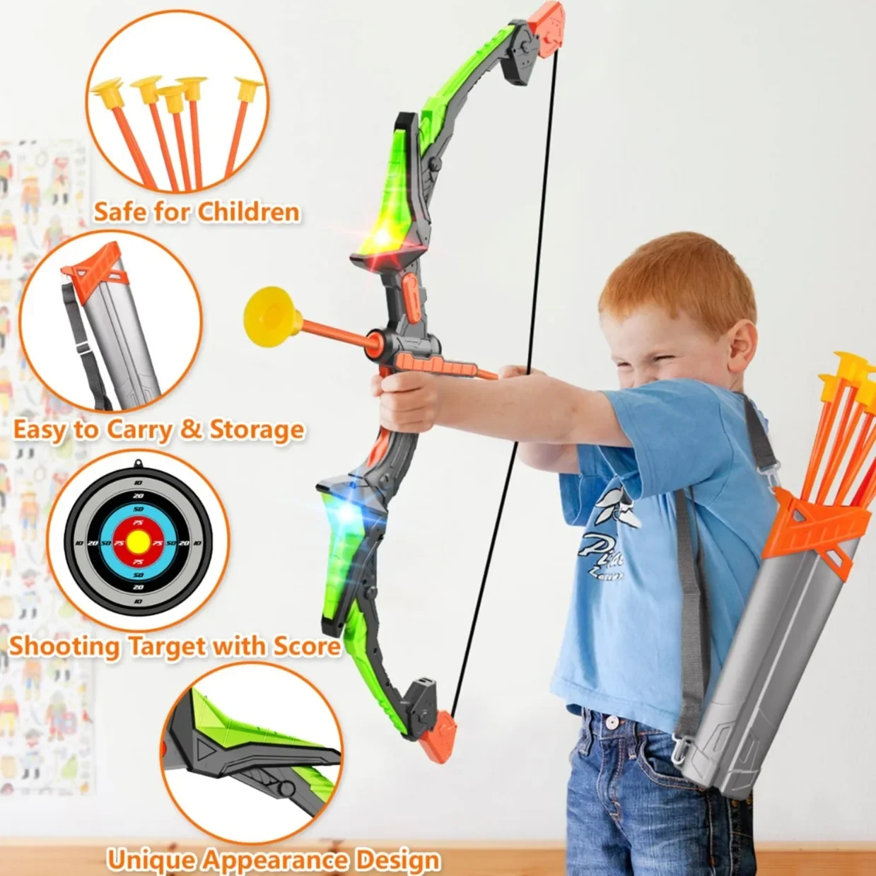 Łuk i strzały dla dzieci Łuczn – Outdoor Hunting Games For Kids recenzja i cena