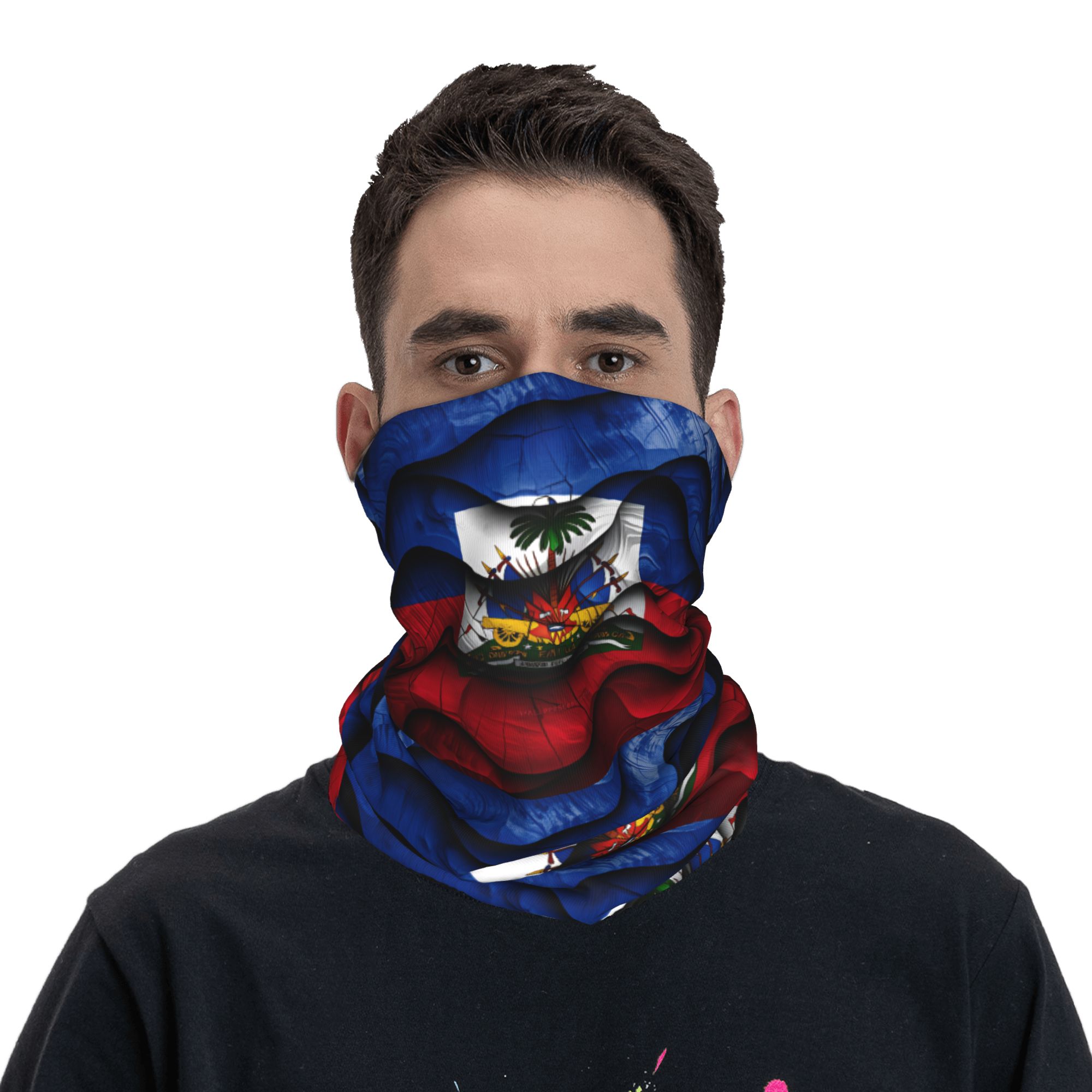 Kominiarka z flagą Haiti, mask – Outdoor Hunting Prints recenzja i cena