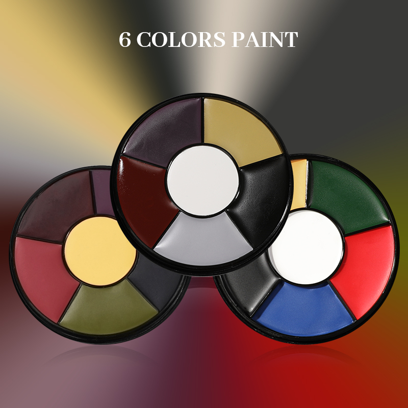 6-kolorowa paleta farb olejnyc – Camo Face Paint recenzja i cena