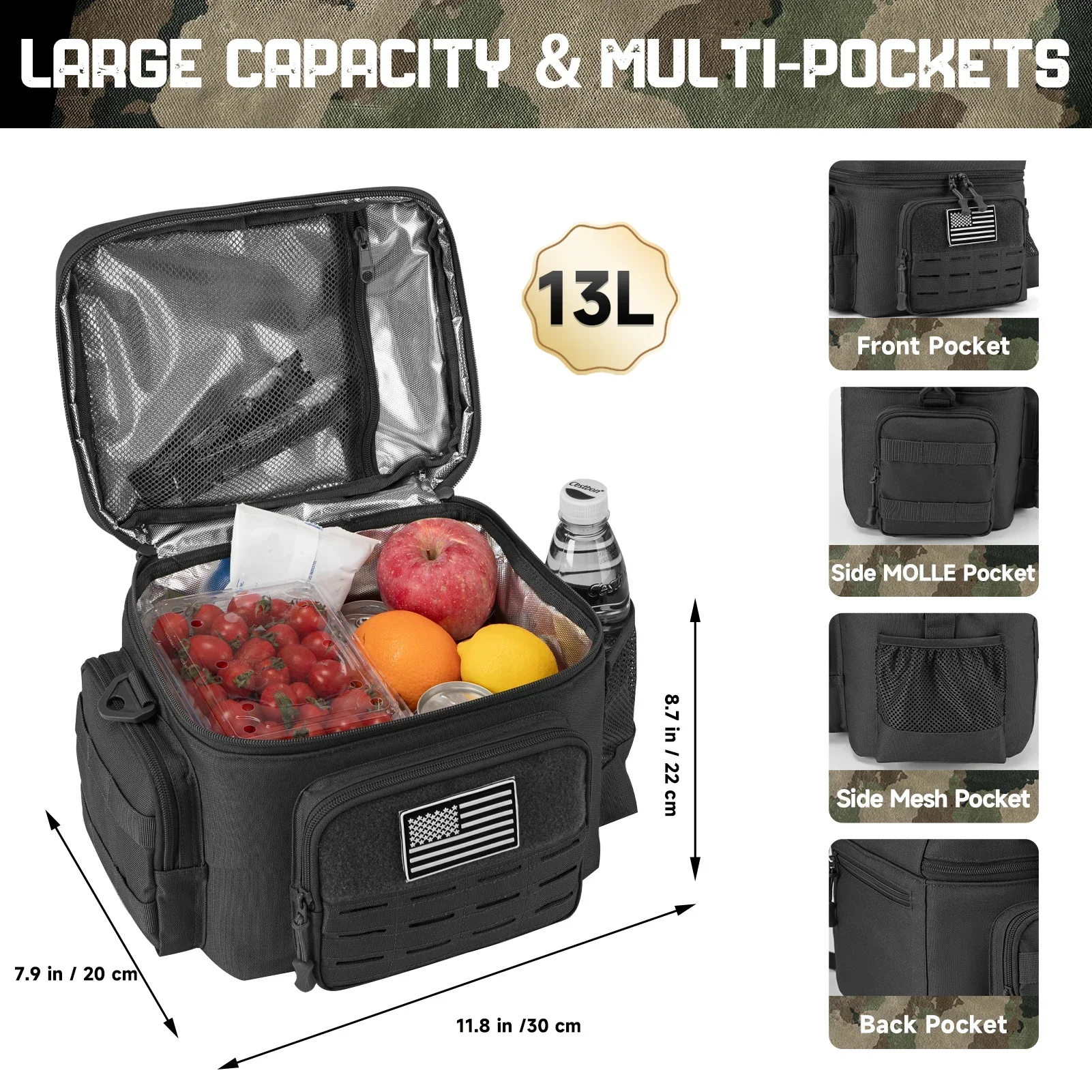 13L Taktyczna termoizolacyjna  – Outdoor Hunting Gear Storage recenzja i cena
