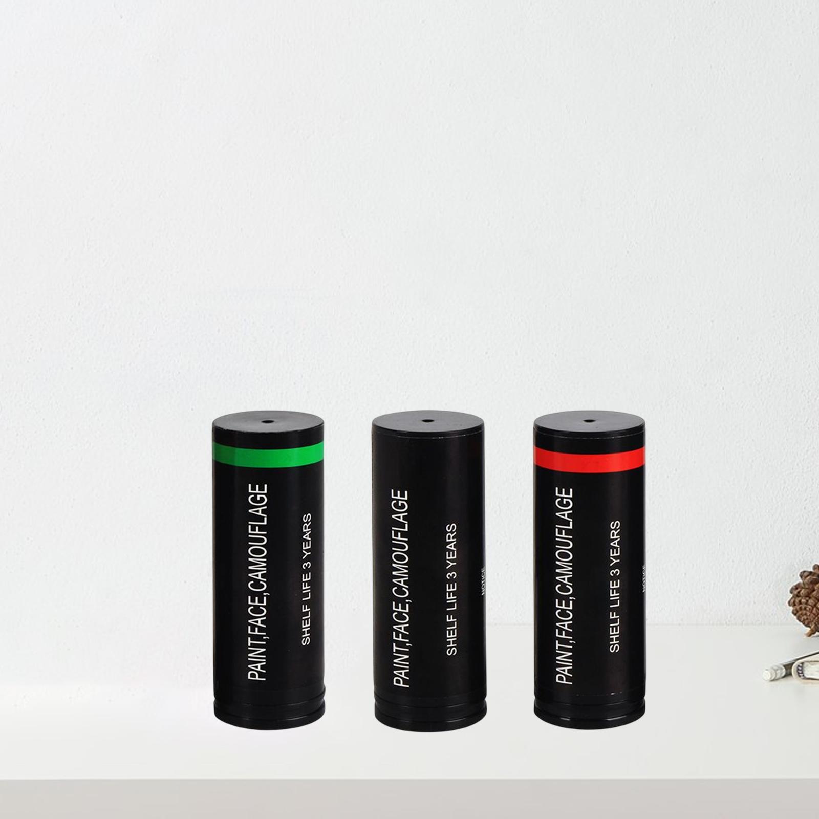 3x czerwony czarny Camo farba  – Camo Face Paint recenzja i cena
